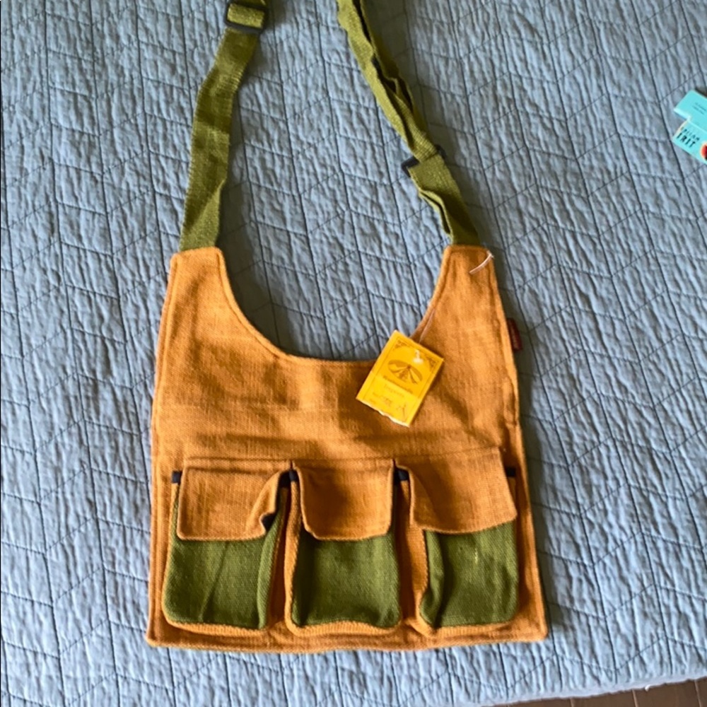 Woven Nepali shoulder bag